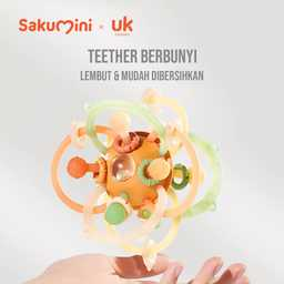 Sakumini Rattle Teether Toy Colorful